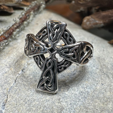 Load image into Gallery viewer, Classic Celtic Cross Ring