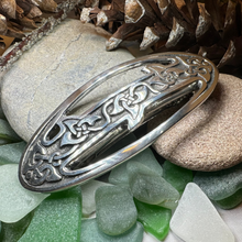 Load image into Gallery viewer, Journey Celtic Knot Hair Clip