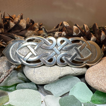 Load image into Gallery viewer, Celtic Trust Knot Hair Clip