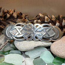 Load image into Gallery viewer, Celtic Trust Knot Hair Clip