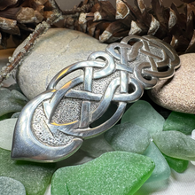 Load image into Gallery viewer, Celtic Trust Knot Hair Clip