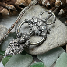 Load image into Gallery viewer, Viking Wolf Celtic Brooch