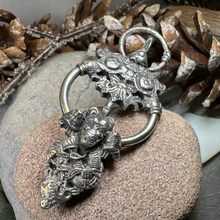 Load image into Gallery viewer, Viking Wolf Celtic Brooch