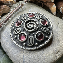 Load image into Gallery viewer, Nightfall Celtic Knot Brooch