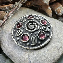 Load image into Gallery viewer, Nightfall Celtic Knot Brooch