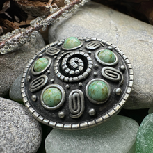Load image into Gallery viewer, Nightfall Celtic Knot Brooch