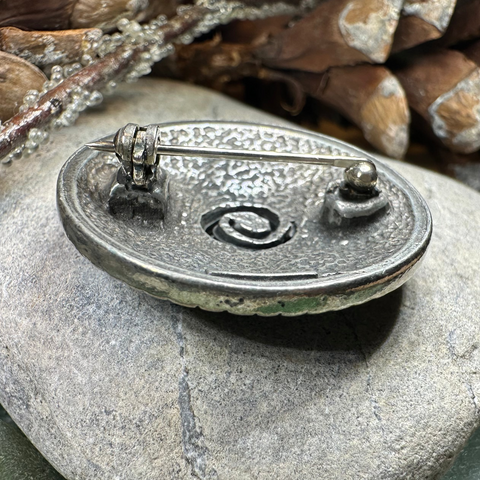 Load image into Gallery viewer, Nightfall Celtic Knot Brooch - Handmade in Scotland