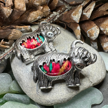 Load image into Gallery viewer, Heathergems Highland Cow Brooch