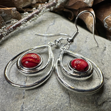 Load image into Gallery viewer, Heathergems Scottish Celtic Drop Earrings