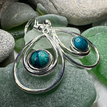 Load image into Gallery viewer, Heathergems Scottish Celtic Drop Earrings