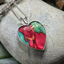 Load image into Gallery viewer, Scottish Heathergems Heart Necklace