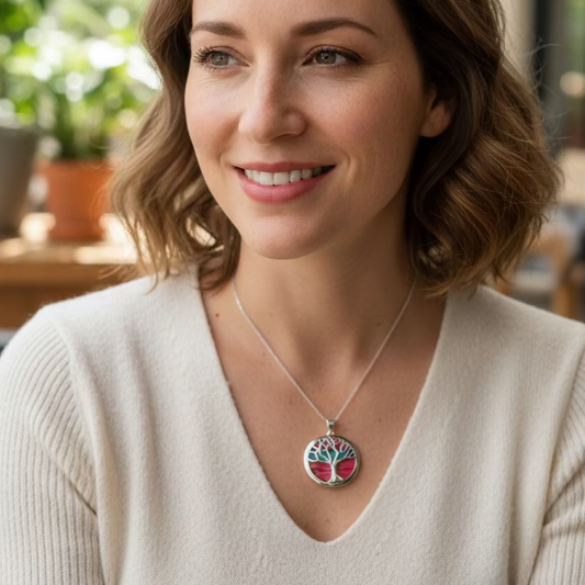 Heathergems Scottish Tree of Life Necklace - Handmade in Scotland