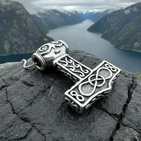 Load image into Gallery viewer, Buri Thor's Hammer Necklace
