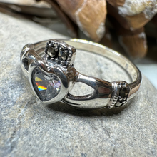 Load image into Gallery viewer, Ree Marcasite Claddagh Ring