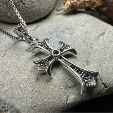 Load image into Gallery viewer, Petite Celtic Cross Necklace