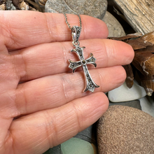 Load image into Gallery viewer, Petite Celtic Cross Necklace