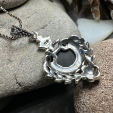 Load image into Gallery viewer, Vintage Onyx Celtic Necklace