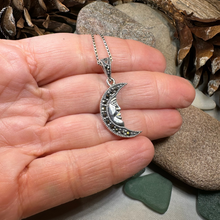 Load image into Gallery viewer, Marcasite Moon Dreamer Necklace