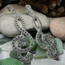 Load image into Gallery viewer, Prima Donna Music Note Earrings