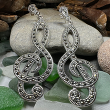 Load image into Gallery viewer, Prima Donna Music Note Earrings