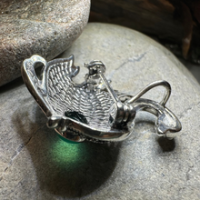 Load image into Gallery viewer, Eala Marcasite Swan Brooch