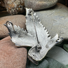 Load image into Gallery viewer, Breena Marcasite Owl Necklace & Brooch