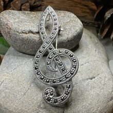 Load image into Gallery viewer, Prima Donna Music Note Brooch