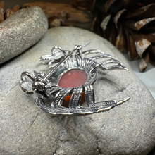 Load image into Gallery viewer, Carnelian Crab Brooch