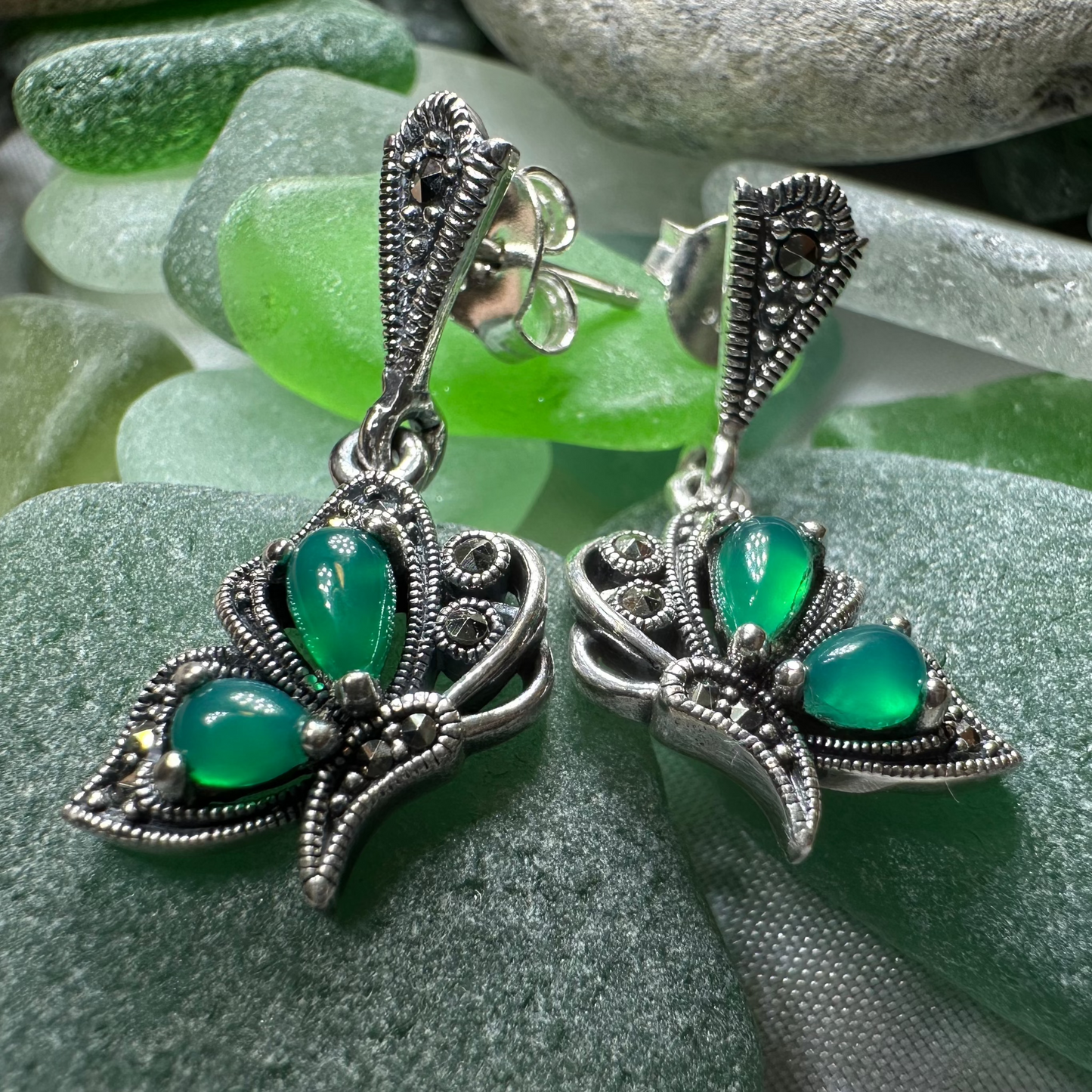 Summer Elegance Butterfly Earrings — view 11