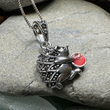 Load image into Gallery viewer, Frolicking Hedgehog Necklace