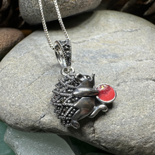 Load image into Gallery viewer, Frolicking Hedgehog Necklace