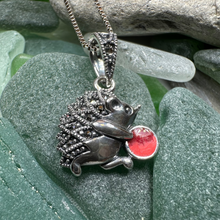 Load image into Gallery viewer, Frolicking Hedgehog Necklace