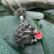 Load image into Gallery viewer, Frolicking Hedgehog Necklace