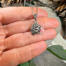 Load image into Gallery viewer, Frolicking Hedgehog Necklace
