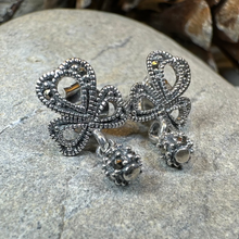 Load image into Gallery viewer, Connemara Shamrock Post Earrings