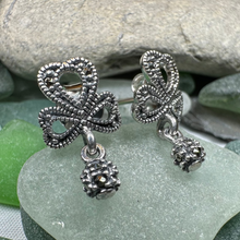 Load image into Gallery viewer, Connemara Shamrock Post Earrings