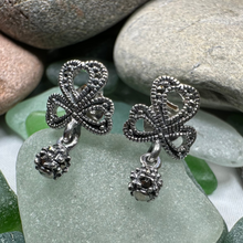 Load image into Gallery viewer, Connemara Shamrock Post Earrings
