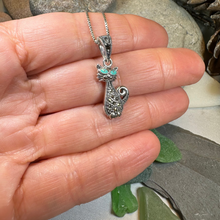 Load image into Gallery viewer, Sophisticated Marcasite Cat Necklace