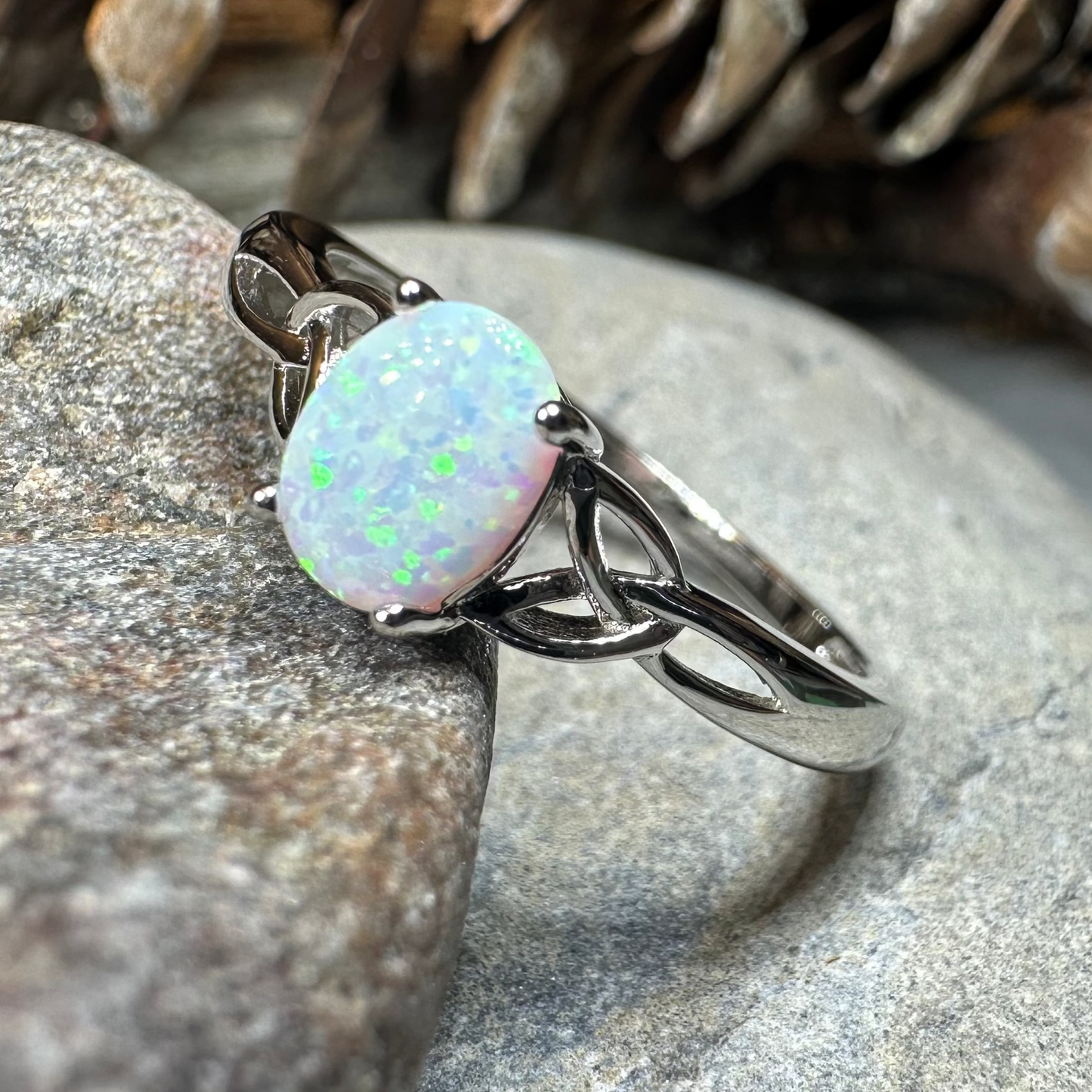 Scottish Mist Celtic Ring — view 13