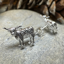 Load image into Gallery viewer, Balmoral Highland Cow Earrings