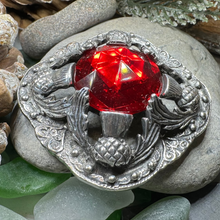 Load image into Gallery viewer, Royal Scottish Thistle Brooch