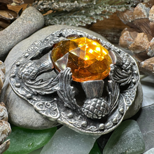 Load image into Gallery viewer, Royal Scottish Thistle Brooch