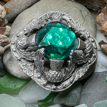 Load image into Gallery viewer, Royal Scottish Thistle Brooch