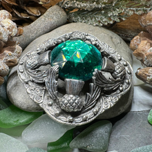 Load image into Gallery viewer, Royal Scottish Thistle Brooch