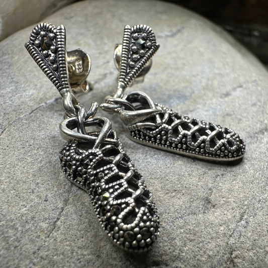 Marcasite Ghillies Irish Dance Earrings