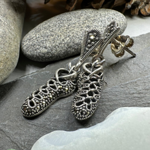 Load image into Gallery viewer, Marcasite Ghillies Irish Dance Earrings