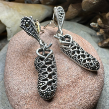 Load image into Gallery viewer, Marcasite Ghillies Irish Dance Earrings