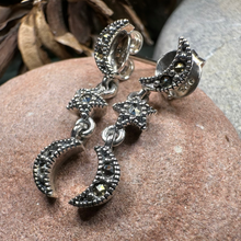 Load image into Gallery viewer, Magical Skies Moon & Stars Stud Earrings