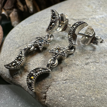 Load image into Gallery viewer, Magical Skies Moon & Stars Stud Earrings