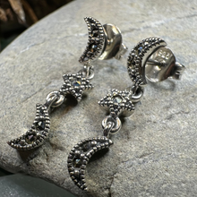 Load image into Gallery viewer, Magical Skies Moon & Stars Stud Earrings